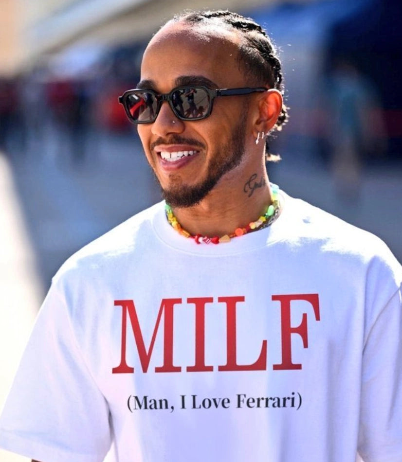 Lewis Hamilton MILF - Man I Love Ferrari Shirt